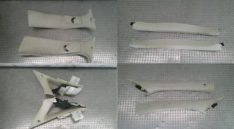 JAGUAR XJ X31 2016 OSŁONA POSZYCIE SŁUPKA ŚRODKOWEGO TYŁ PRZÓD KPL