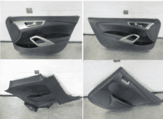 Hyundai Veloster I 2012 BOCZEK BOCZKI OSŁONY DRZWI PRZÓD TYŁ KPL EU