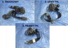 Isuzu D-Max II 2013 PAS BEZPIECZEŃSTWA TYŁ