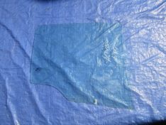 SsangYong Actyon 2007 SZYBA DRZWI PRAWA TYŁ