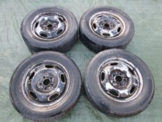 Mitsubishi Pajero Pinin 2002 KOŁA FELGI STALOWE OPONY R16 KOMPLET