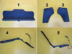 Jaguar F-Pace X761 2017 OSŁONA BOCZEK LISTWA KLAPY