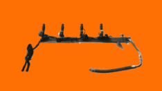 HUUMER H3 3.7i 2008 LISTWA WTRYSKOWA WTRYSKI KPL