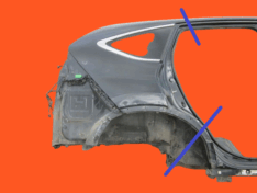 HONDA CRV IV 2013 BŁOTNIK ĆWIARTKA PRAWY TYŁ