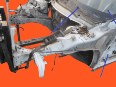 NISSAN PATHFINDER IV R52 ĆWIARTKA PODŁUŻNICA LEWA PRZÓD