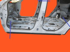 NISSAN PATHFINDER IV R52 PRÓG LEWY