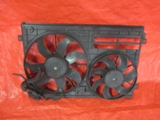 AUDI A3 8P WENTYLATORY CHŁODNICY OBUDOWA KPL 1K0121207AA