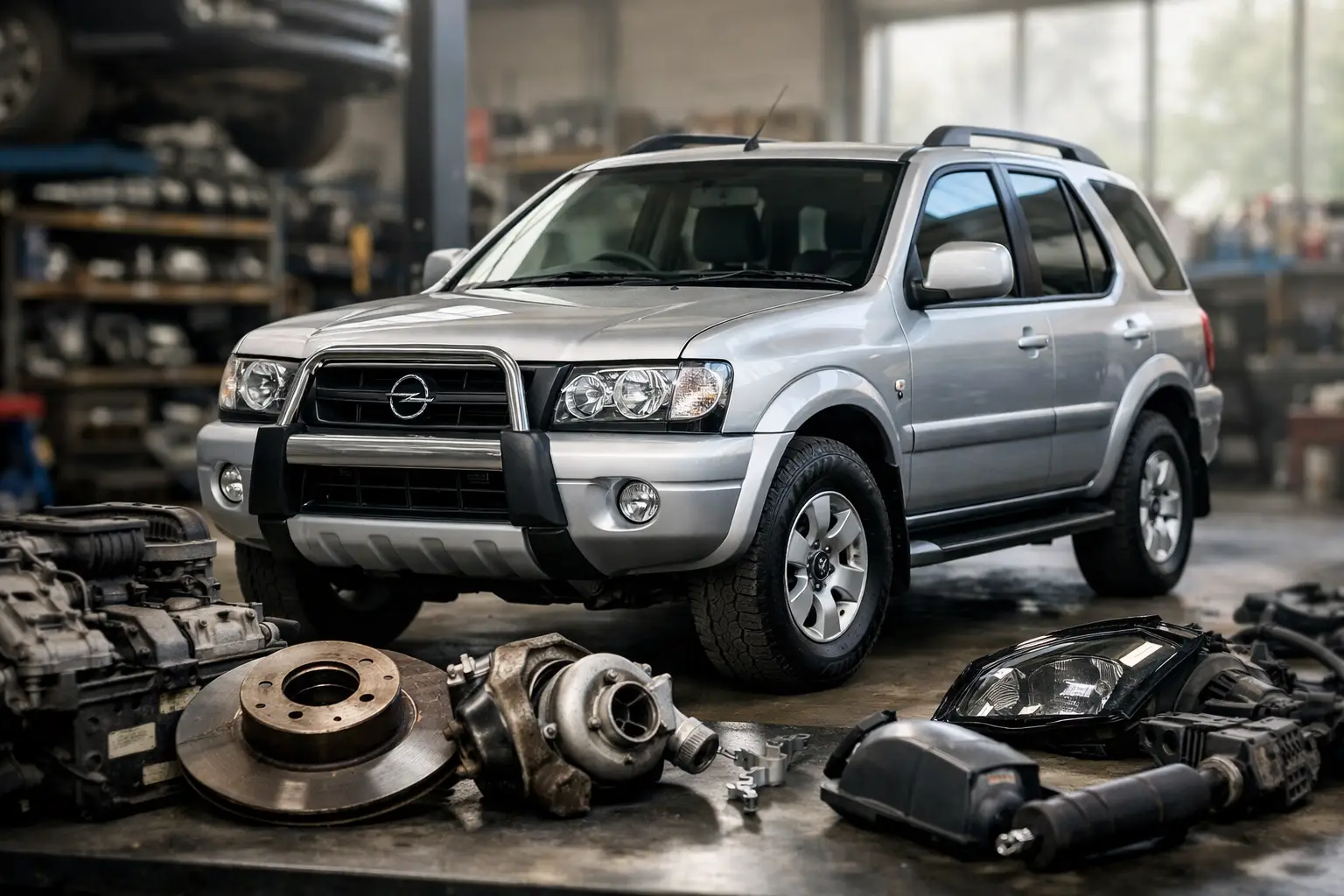Używane części Opel Frontera - jak dobrać?