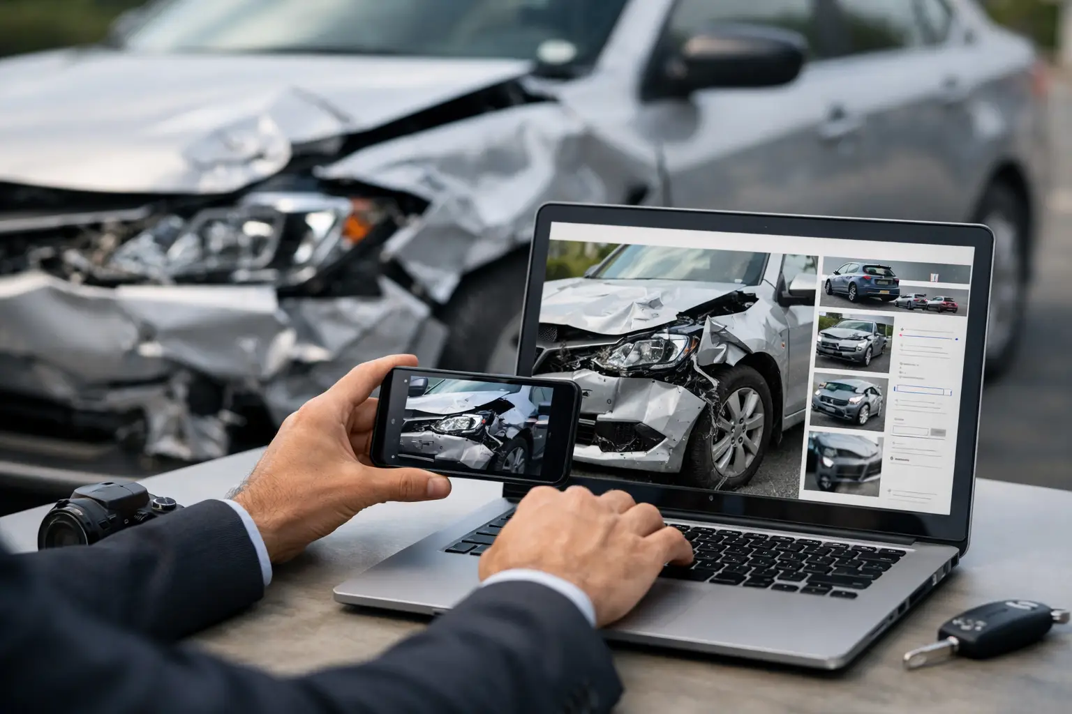 Wycena uszkodzonego samochodu online - jak?