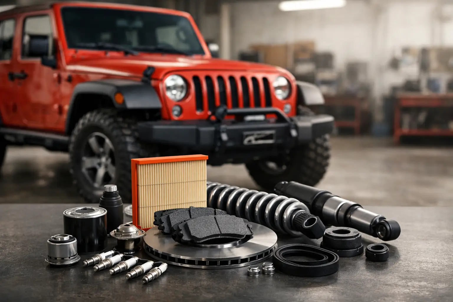 Części eksploatacyjne Jeep Wrangler - co wymieniać?